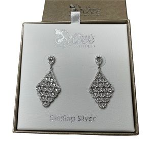 Simply Silver earrings with box